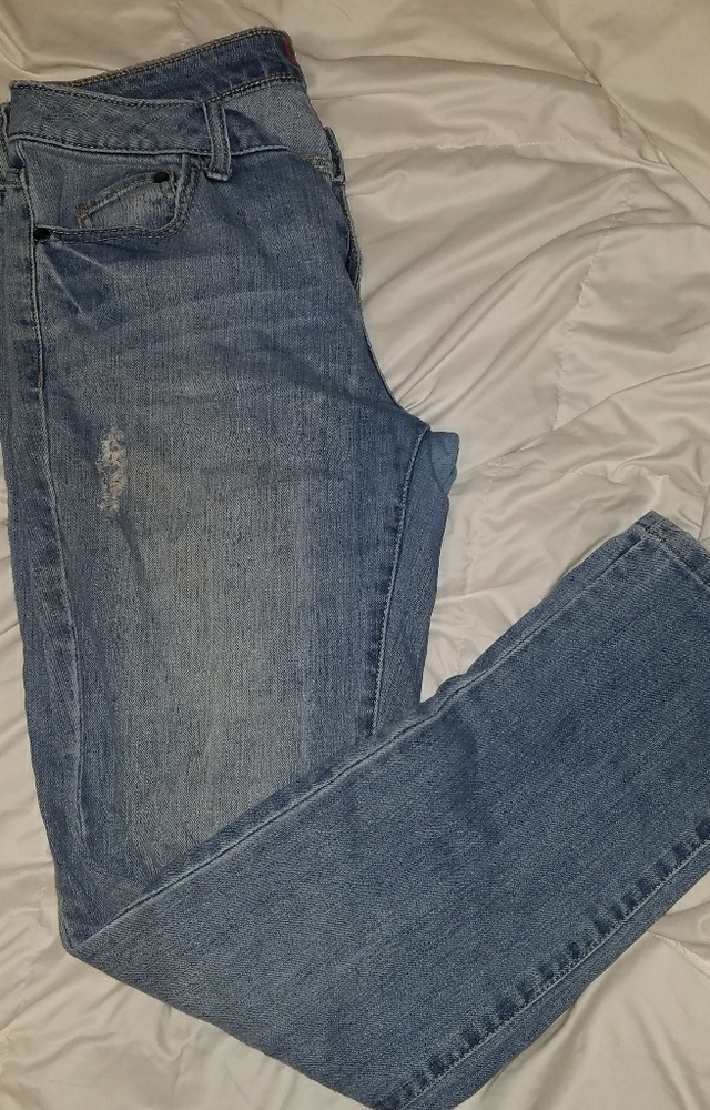 Light wash jeans
